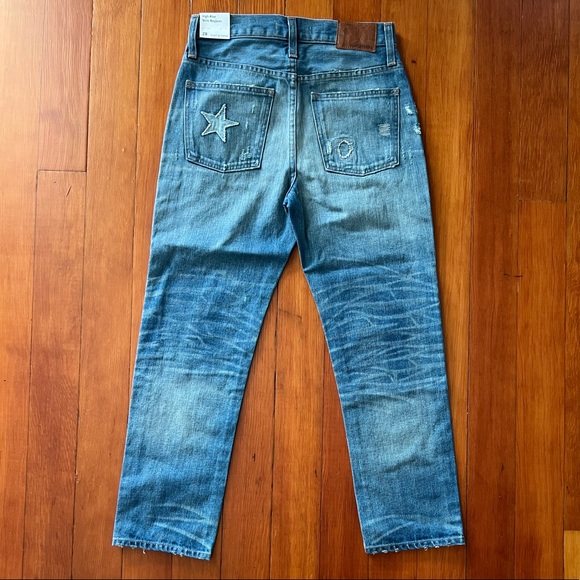 *NWT Madewell - Rivet & Thread High-Rise Slim Boyjeans - Size 25 - Picture 10 of 14